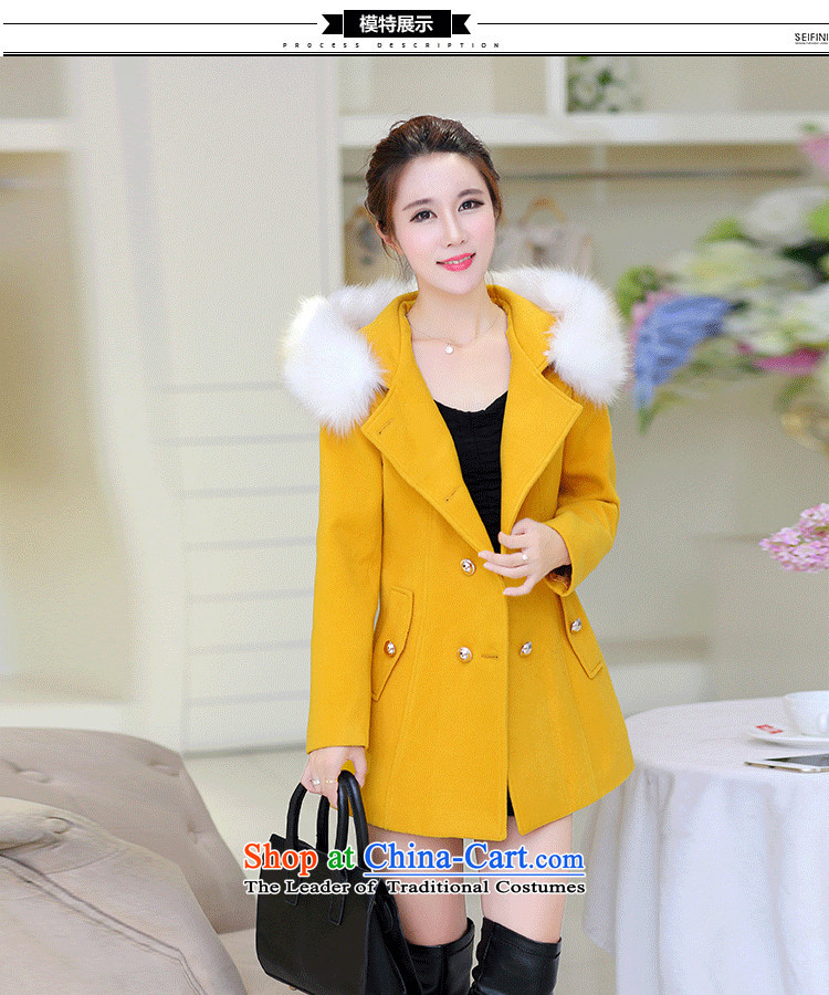 (hanqing dumping) won 2015 autumn and winter new gross for the medium to longer term, Sau San cap thick hair? 8864 pink jacket coat L picture, prices, brand platters! The elections are supplied in the national character of distribution, so action, buy now enjoy more preferential! As soon as possible.