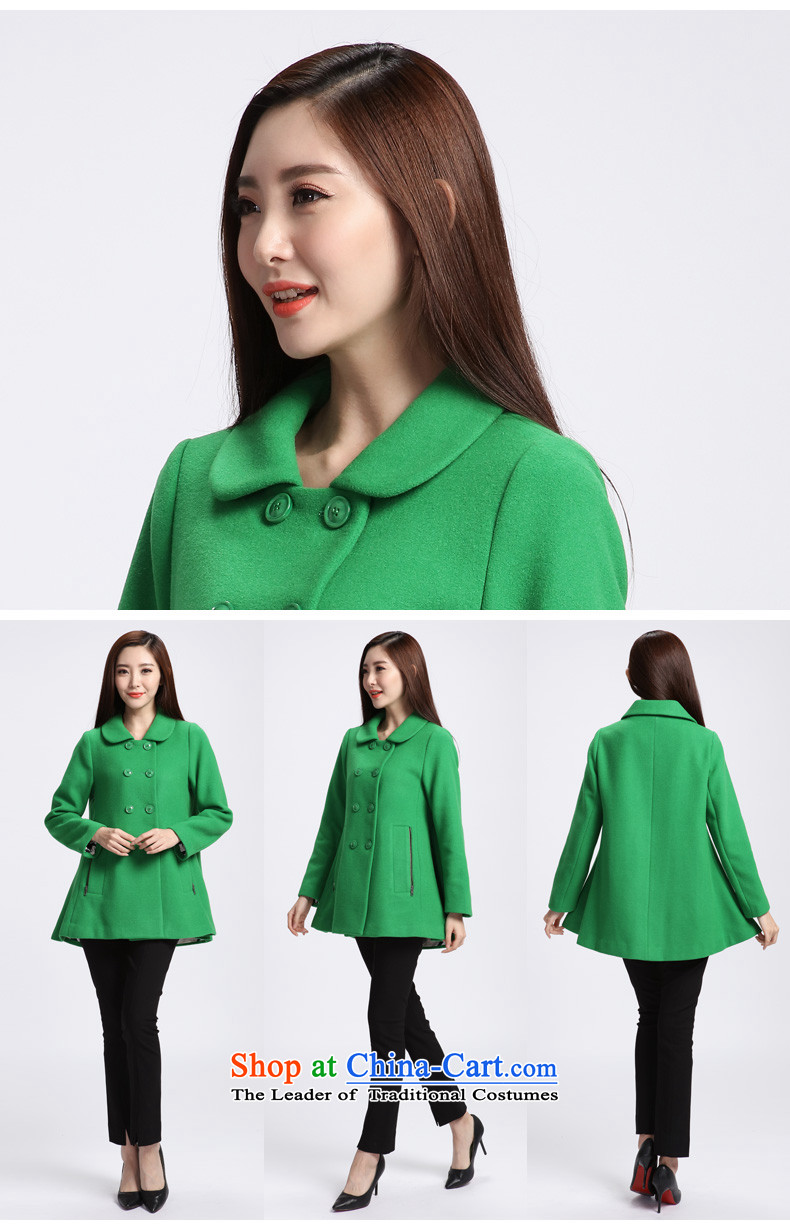 The representative of the water for larger women 2015 autumn and winter new double-wool a thick green grass S15DM5800 female jacket 3XL picture, prices, brand platters! The elections are supplied in the national character of distribution, so action, buy now enjoy more preferential! As soon as possible.