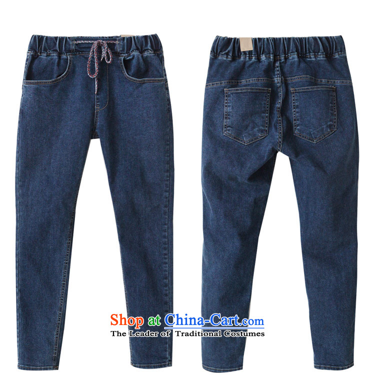2015 Autumn and winter Zz&ff new Korean female cowboy elastic elastic castor thick MM thin blue trousers XL(100-135) video picture, prices, brand platters! The elections are supplied in the national character of distribution, so action, buy now enjoy more preferential! As soon as possible.
