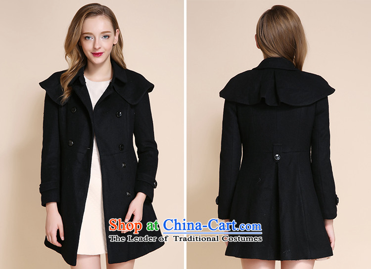 Chaplain who winter clothing new stylish girl in long Leisure long-sleeved England temperament cloak overcoat plum 160/84A/M picture, prices, brand platters! The elections are supplied in the national character of distribution, so action, buy now enjoy more preferential! As soon as possible.