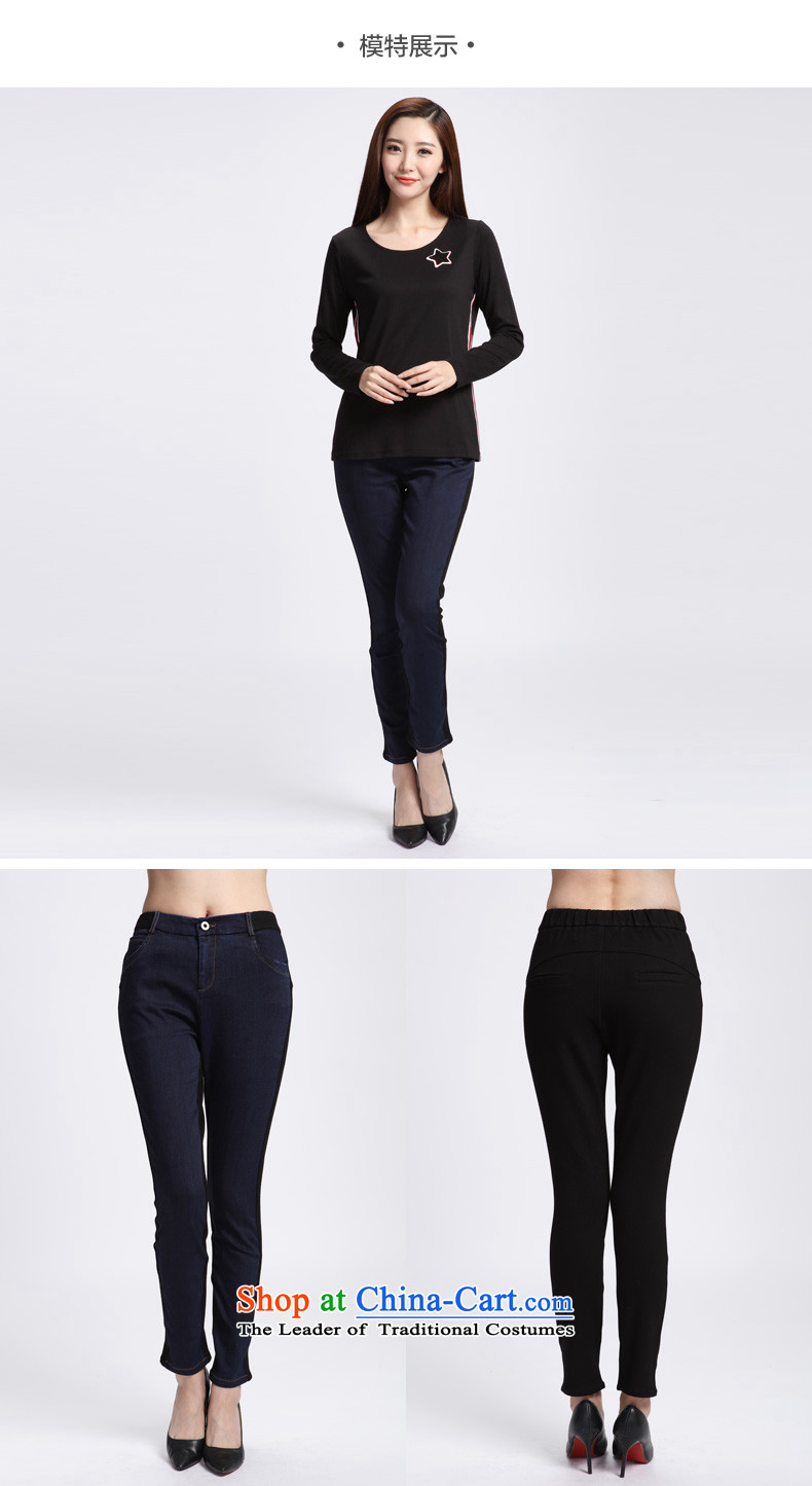 The representative of the water fat mm xl high waist jeans Women Ms. Castor trousers female autumn and winter pant S15DW5727 possession of pictures, prices, 3XL brand platters! The elections are supplied in the national character of distribution, so action, buy now enjoy more preferential! As soon as possible.