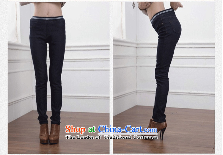 Xiang Jiang 2015 increased to large pants pencil female thick mm autumn replacing new jeans 200 catties thick forming the elastic trousers 2163 sister snowflake colors plus large 5XL lint-free pictures, prices, brand platters! The elections are supplied in the national character of distribution, so action, buy now enjoy more preferential! As soon as possible.