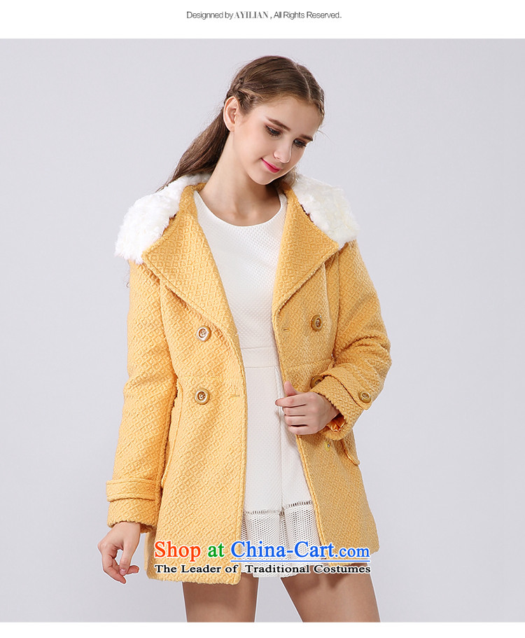 Aida 2015 Winter New Lin classic artificial lamb maoulen cap reverse collar double-wool coat jacket CA34297578? gray grass green M picture, prices, brand platters! The elections are supplied in the national character of distribution, so action, buy now enjoy more preferential! As soon as possible.
