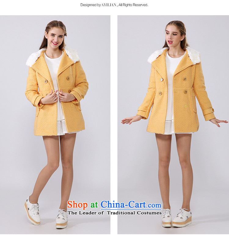 Aida 2015 Winter New Lin classic artificial lamb maoulen cap reverse collar double-wool coat jacket CA34297578? gray grass green M picture, prices, brand platters! The elections are supplied in the national character of distribution, so action, buy now enjoy more preferential! As soon as possible.