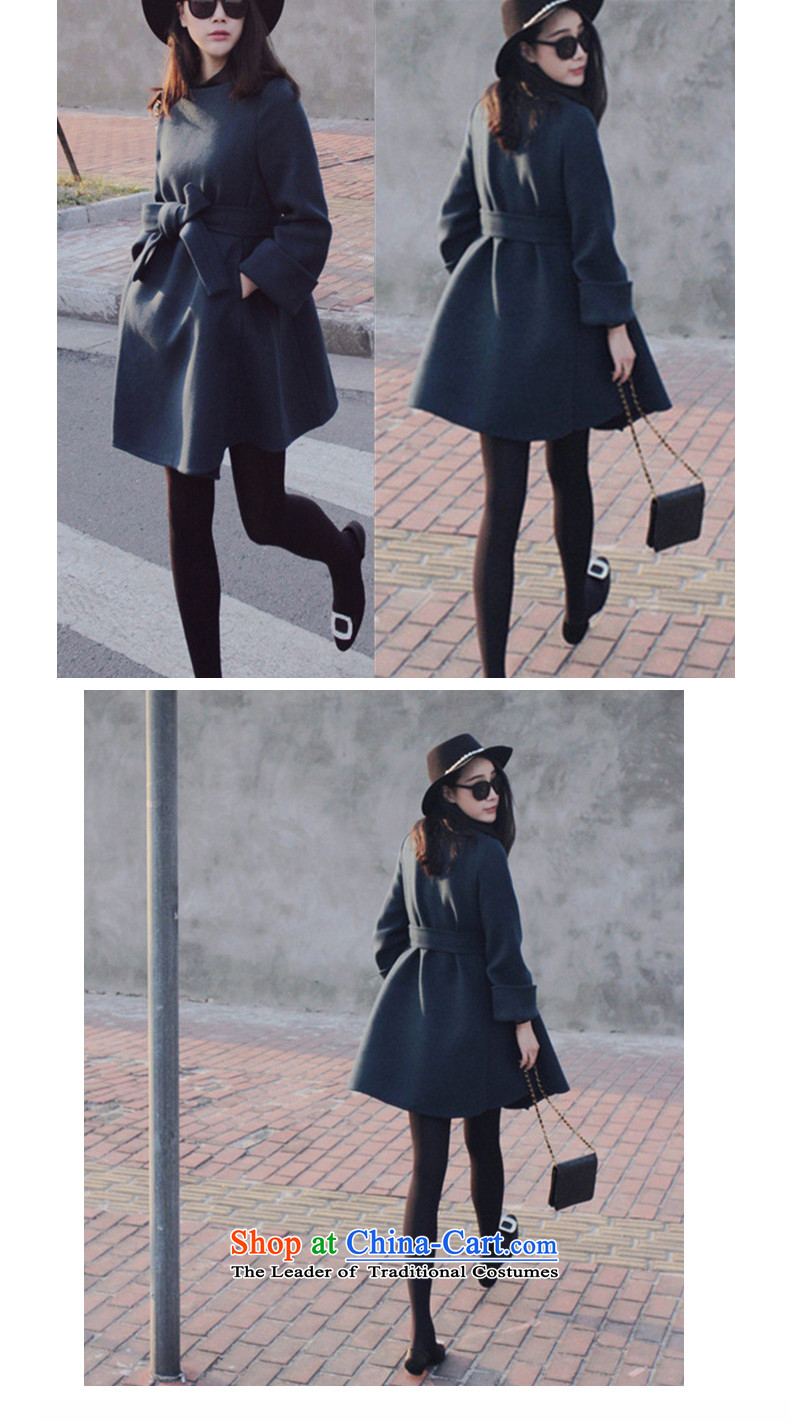 Tie-wool coat female jacket won? Edition cashmere cloak in long winter 2015 new gray S picture, prices, brand platters! The elections are supplied in the national character of distribution, so action, buy now enjoy more preferential! As soon as possible.