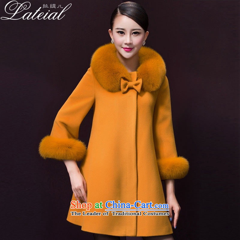 Pull economy- 2015 autumn and winter new women's winter coats female hair)??? gross cloak jacket overcoat  , blue-8016 economy (lateial) , , , shopping on the Internet