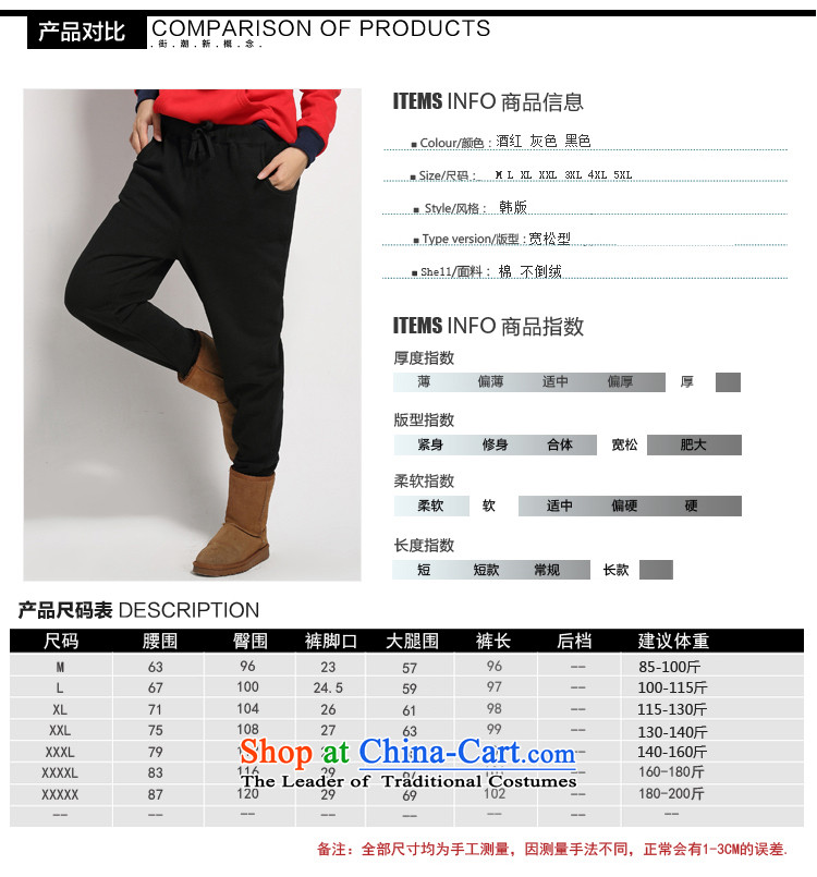 The officials of the fuseau larger female autumn and winter to increase the number of casual pants thick mm heavy code pant castor trousers Gray plus XXXL lint-free pictures, prices, brand platters! The elections are supplied in the national character of distribution, so action, buy now enjoy more preferential! As soon as possible.