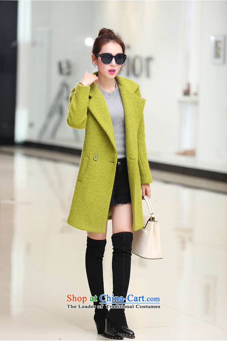 To Rose of autumn and winter 2015 Women's new Korean version of a Korean version of gross? jacket coat Women? 