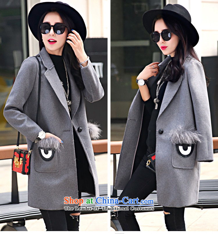 The Star Ni autumn and winter 2015 new sweet temperament gross? Version Korean female jacket long long-sleeved autumn and winter coats of wool ni-RED M picture, prices, brand platters! The elections are supplied in the national character of distribution, so action, buy now enjoy more preferential! As soon as possible.