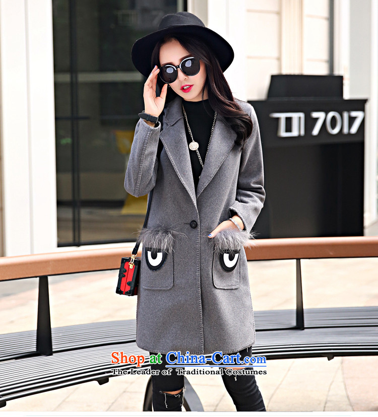 The Star Ni autumn and winter 2015 new sweet temperament gross? Version Korean female jacket long long-sleeved autumn and winter coats of wool ni-RED M picture, prices, brand platters! The elections are supplied in the national character of distribution, so action, buy now enjoy more preferential! As soon as possible.