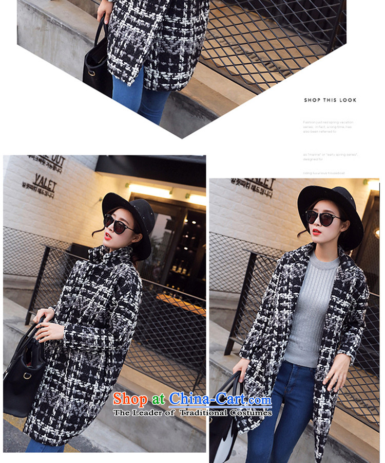 The 2015 Fall/Winter Collections thousands of women in the gross coats women? long thin large korea video edition Sau San Mao jacket female grass Green Grid? - Cotton Size -M picture, prices, brand platters! The elections are supplied in the national character of distribution, so action, buy now enjoy more preferential! As soon as possible.