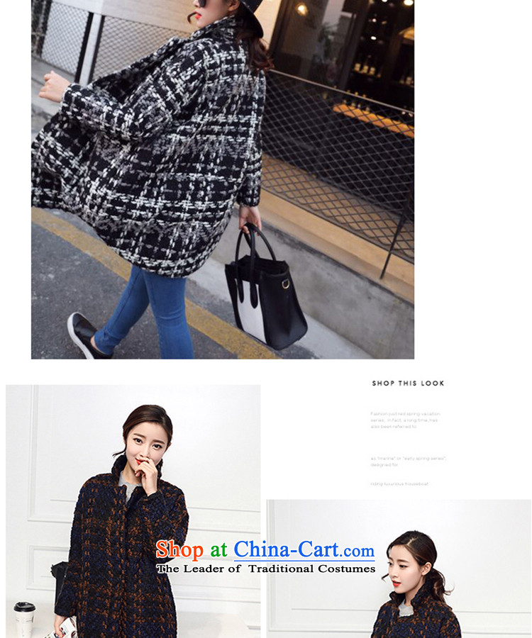 The 2015 Fall/Winter Collections thousands of women in the gross coats women? long thin large korea video edition Sau San Mao jacket female grass Green Grid? - Cotton Size -M picture, prices, brand platters! The elections are supplied in the national character of distribution, so action, buy now enjoy more preferential! As soon as possible.