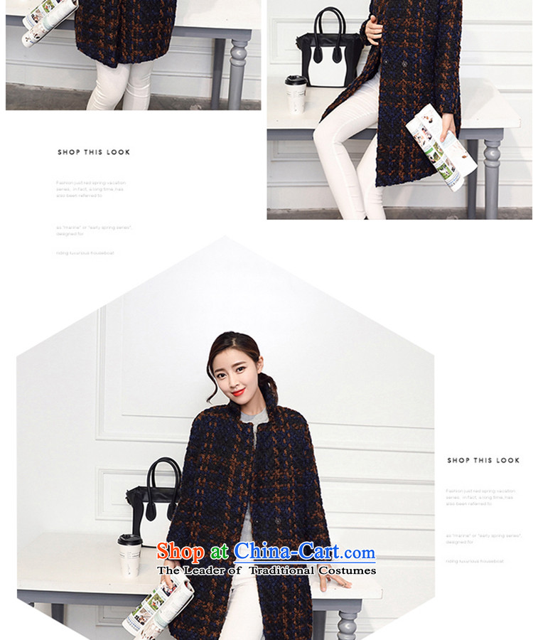 The 2015 Fall/Winter Collections thousands of women in the gross coats women? long thin large korea video edition Sau San Mao jacket female grass Green Grid? - Cotton Size -M picture, prices, brand platters! The elections are supplied in the national character of distribution, so action, buy now enjoy more preferential! As soon as possible.