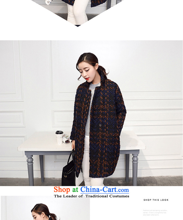 The 2015 Fall/Winter Collections thousands of women in the gross coats women? long thin large korea video edition Sau San Mao jacket female grass Green Grid? - Cotton Size -M picture, prices, brand platters! The elections are supplied in the national character of distribution, so action, buy now enjoy more preferential! As soon as possible.