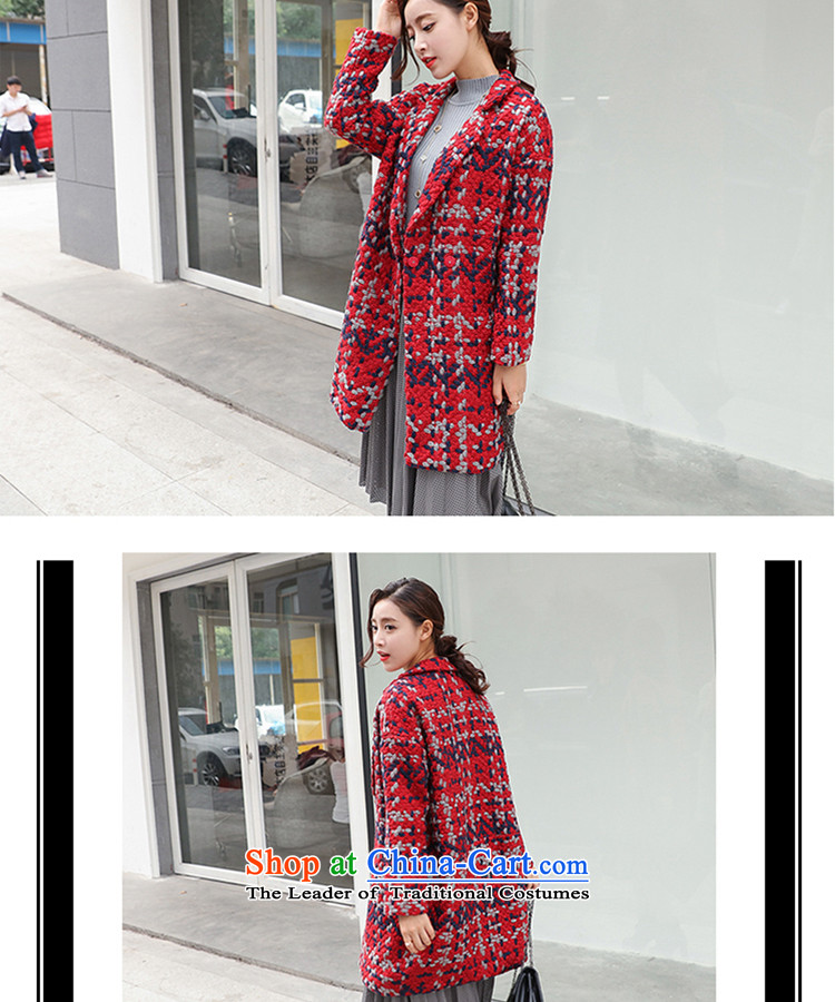 The 2015 Fall/Winter Collections thousands of women in the gross coats women? long thin large korea video edition Sau San Mao jacket female grass Green Grid? - Cotton Size -M picture, prices, brand platters! The elections are supplied in the national character of distribution, so action, buy now enjoy more preferential! As soon as possible.