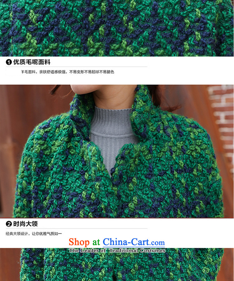 The 2015 Fall/Winter Collections thousands of women in the gross coats women? long thin large korea video edition Sau San Mao jacket female grass Green Grid? - Cotton Size -M picture, prices, brand platters! The elections are supplied in the national character of distribution, so action, buy now enjoy more preferential! As soon as possible.