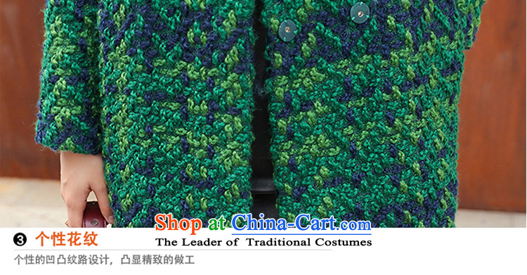 The 2015 Fall/Winter Collections thousands of women in the gross coats women? long thin large korea video edition Sau San Mao jacket female grass Green Grid? - Cotton Size -M picture, prices, brand platters! The elections are supplied in the national character of distribution, so action, buy now enjoy more preferential! As soon as possible.