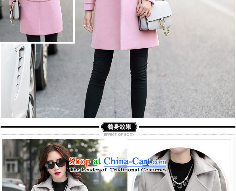 Given the gross coats women rose? 2015 autumn and winter new Korean female jackets gross? In long loose thick a wool coat female wild m White M picture, prices, brand platters! The elections are supplied in the national character of distribution, so action, buy now enjoy more preferential! As soon as possible.