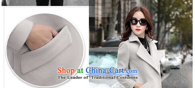 Given the gross coats women rose? 2015 autumn and winter new Korean female jackets gross? In long loose thick a wool coat female wild m White M picture, prices, brand platters! The elections are supplied in the national character of distribution, so action, buy now enjoy more preferential! As soon as possible.