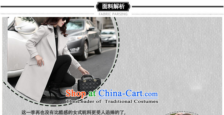 Given the gross coats women rose? 2015 autumn and winter new Korean female jackets gross? In long loose thick a wool coat female wild m White M picture, prices, brand platters! The elections are supplied in the national character of distribution, so action, buy now enjoy more preferential! As soon as possible.