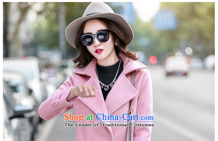 Given the gross coats women rose? 2015 autumn and winter new Korean female jackets gross? In long loose thick a wool coat female wild m White M picture, prices, brand platters! The elections are supplied in the national character of distribution, so action, buy now enjoy more preferential! As soon as possible.