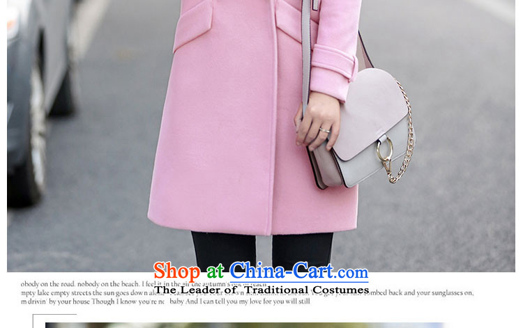 Given the gross coats women rose? 2015 autumn and winter new Korean female jackets gross? In long loose thick a wool coat female wild m White M picture, prices, brand platters! The elections are supplied in the national character of distribution, so action, buy now enjoy more preferential! As soon as possible.