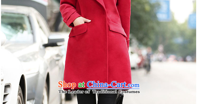 Given the gross coats women rose? 2015 autumn and winter new Korean female jackets gross? In long loose thick a wool coat female wild m White M picture, prices, brand platters! The elections are supplied in the national character of distribution, so action, buy now enjoy more preferential! As soon as possible.