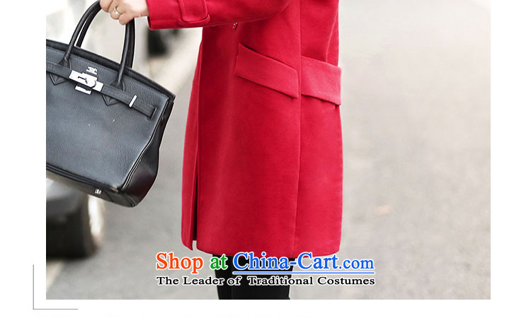 Given the gross coats women rose? 2015 autumn and winter new Korean female jackets gross? In long loose thick a wool coat female wild m White M picture, prices, brand platters! The elections are supplied in the national character of distribution, so action, buy now enjoy more preferential! As soon as possible.