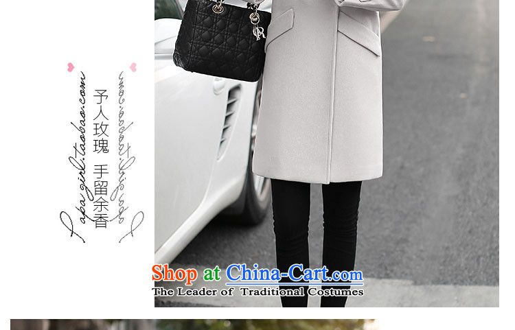 Given the gross coats women rose? 2015 autumn and winter new Korean female jackets gross? In long loose thick a wool coat female wild m White M picture, prices, brand platters! The elections are supplied in the national character of distribution, so action, buy now enjoy more preferential! As soon as possible.