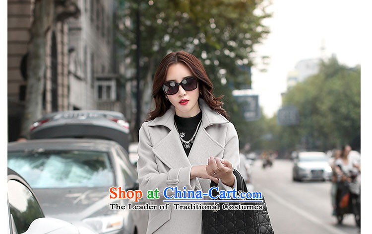 Given the gross coats women rose? 2015 autumn and winter new Korean female jackets gross? In long loose thick a wool coat female wild m White M picture, prices, brand platters! The elections are supplied in the national character of distribution, so action, buy now enjoy more preferential! As soon as possible.