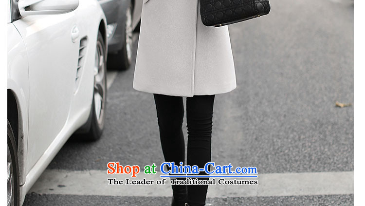 Given the gross coats women rose? 2015 autumn and winter new Korean female jackets gross? In long loose thick a wool coat female wild m White M picture, prices, brand platters! The elections are supplied in the national character of distribution, so action, buy now enjoy more preferential! As soon as possible.