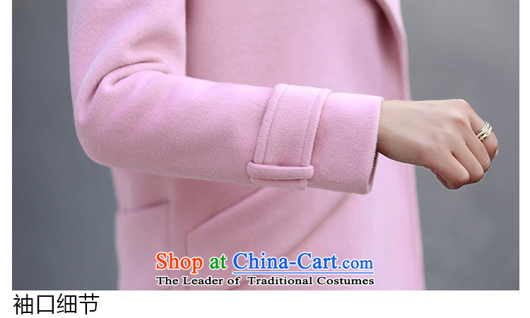 Given the gross coats women rose? 2015 autumn and winter new Korean female jackets gross? In long loose thick a wool coat female wild m White M picture, prices, brand platters! The elections are supplied in the national character of distribution, so action, buy now enjoy more preferential! As soon as possible.