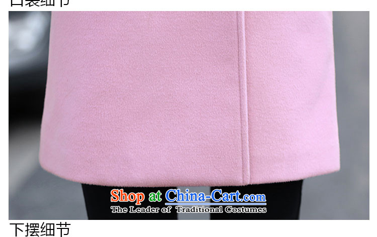 Given the gross coats women rose? 2015 autumn and winter new Korean female jackets gross? In long loose thick a wool coat female wild m White M picture, prices, brand platters! The elections are supplied in the national character of distribution, so action, buy now enjoy more preferential! As soon as possible.