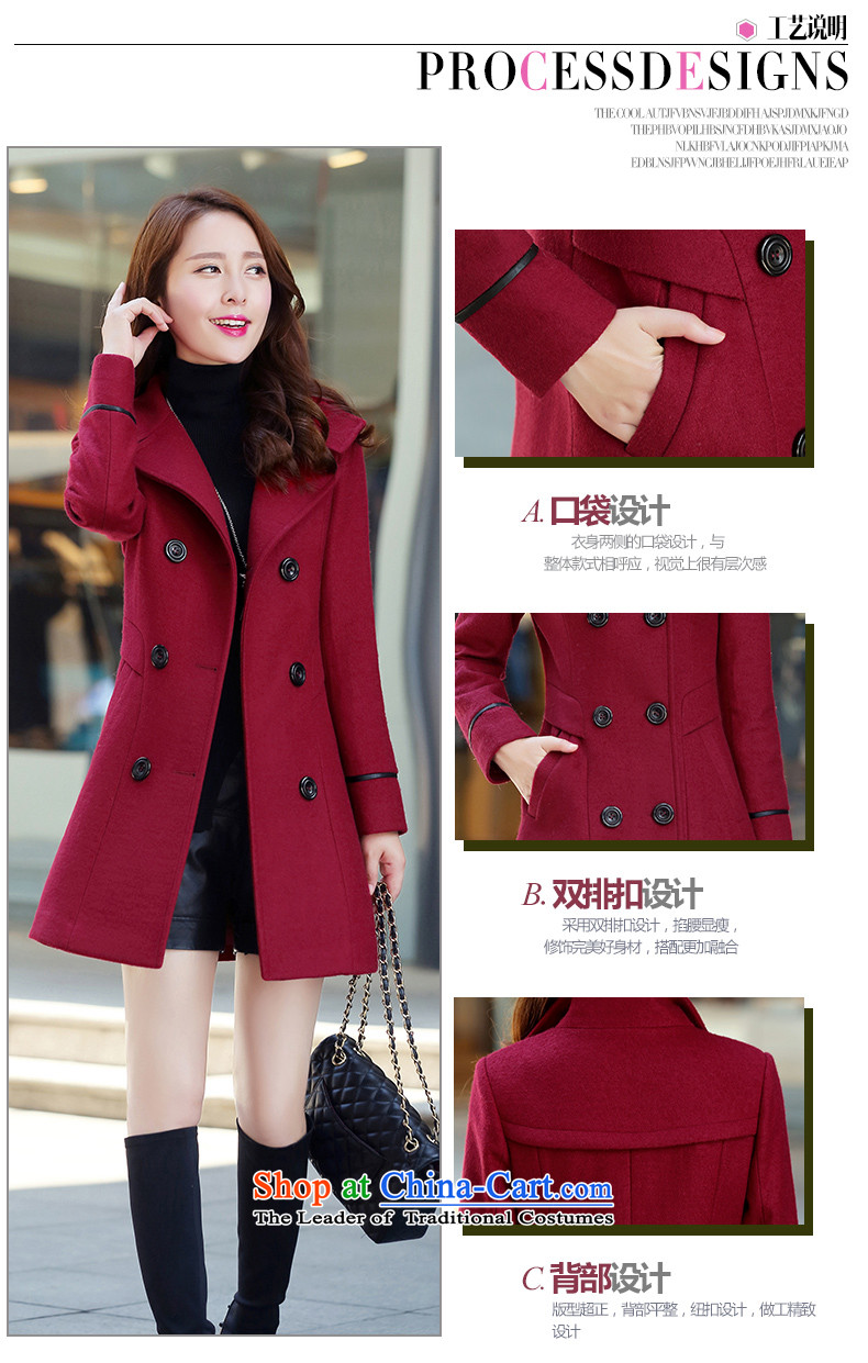 Supervision of the Netherlands-2015 autumn and winter new Korean fashion Sau San wild temperament woolen coat in the long hair? coats female 1368 Yellow L picture, prices, brand platters! The elections are supplied in the national character of distribution, so action, buy now enjoy more preferential! As soon as possible.