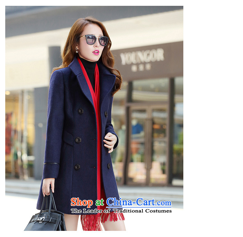 Supervision of the Netherlands-2015 autumn and winter new Korean fashion Sau San wild temperament woolen coat in the long hair? coats female 1368 Yellow L picture, prices, brand platters! The elections are supplied in the national character of distribution, so action, buy now enjoy more preferential! As soon as possible.