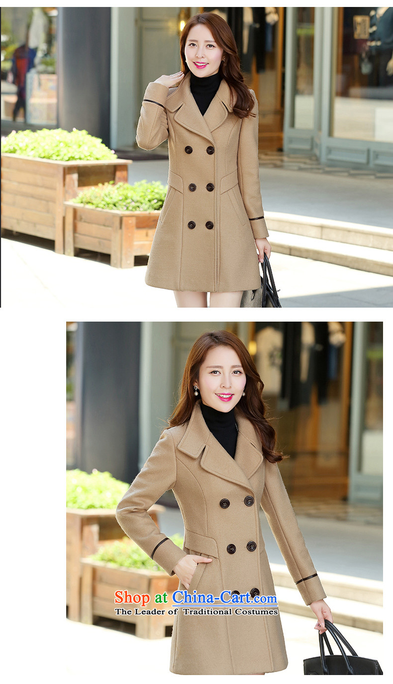 Supervision of the Netherlands-2015 autumn and winter new Korean fashion Sau San wild temperament woolen coat in the long hair? coats female 1368 Yellow L picture, prices, brand platters! The elections are supplied in the national character of distribution, so action, buy now enjoy more preferential! As soon as possible.