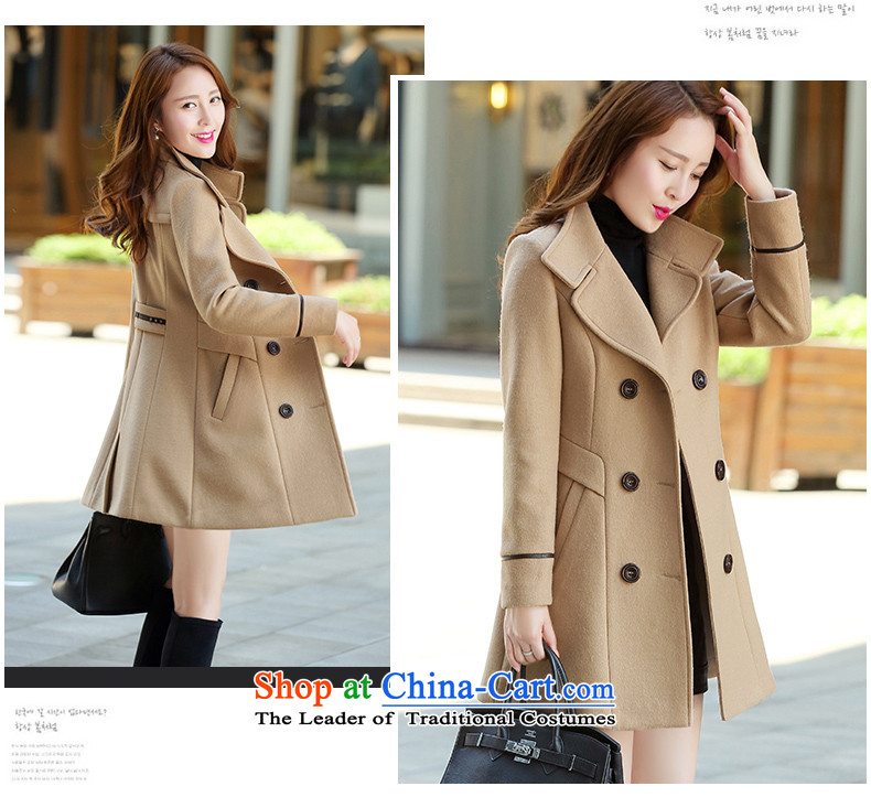 Supervision of the Netherlands-2015 autumn and winter new Korean fashion Sau San wild temperament woolen coat in the long hair? coats female 1368 Yellow L picture, prices, brand platters! The elections are supplied in the national character of distribution, so action, buy now enjoy more preferential! As soon as possible.