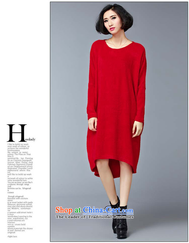 Elizabeth was indeed concluded wa card Korean womens loose version sweaters to intensify the skirt autumn large 2015 mm thick xl women, Hin thick thin dresses large red are Code 100 to 250 catties can penetrate picture, prices, brand platters! The elections are supplied in the national character of distribution, so action, buy now enjoy more preferential! As soon as possible.
