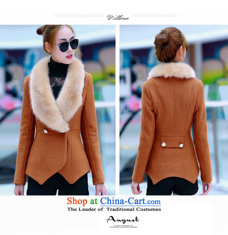 The Moonlight Rain Coat 2015 gross? autumn and winter new for women Korean citizenry nagymaros for a wool coat short Ms. stylish yellow XXL picture, prices, brand platters! The elections are supplied in the national character of distribution, so action, buy now enjoy more preferential! As soon as possible.