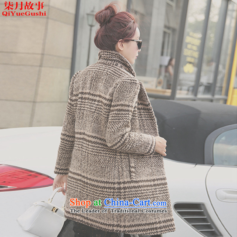 On 2015 Autumn Tale NT 2.7 for women Korean jacket coat 5009 Sau San Mao? khaki-colored hair on NT 2.7 L, Story? , , , shopping on the Internet