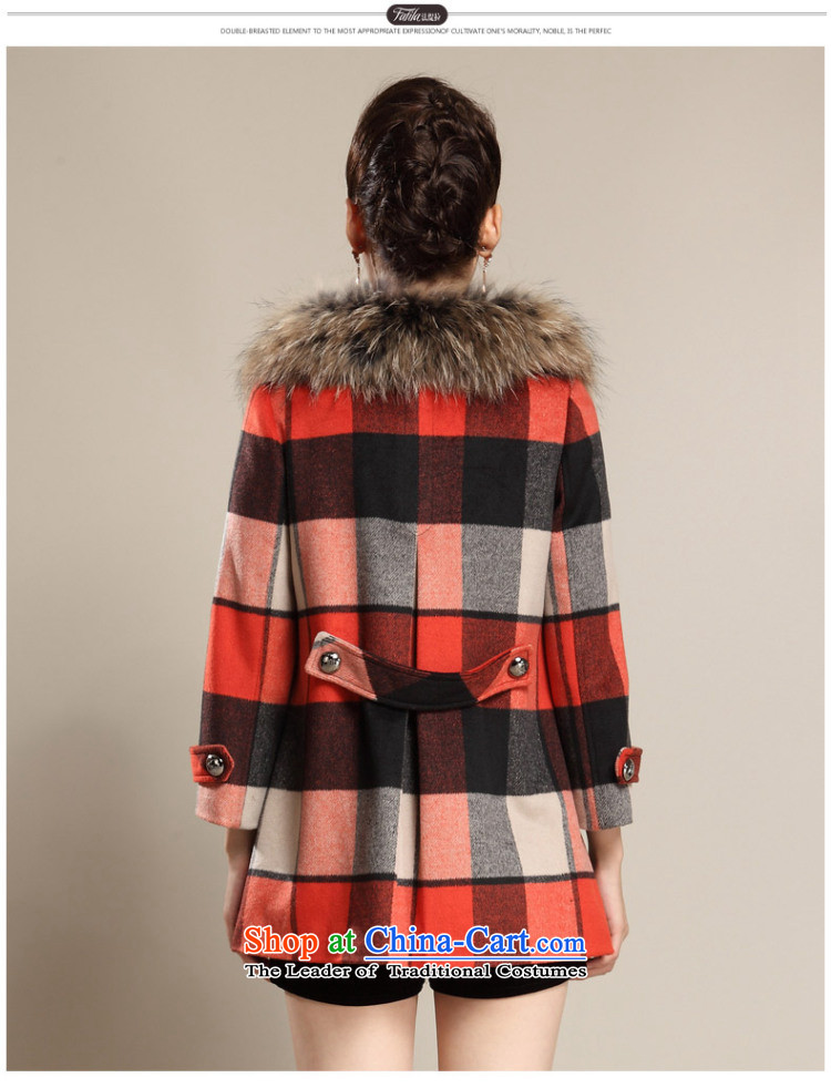 La 2015 autumn and winter genuine new Korean version of a girl in the wool? jacket long 7020 ORANGE L picture, prices, brand platters! The elections are supplied in the national character of distribution, so action, buy now enjoy more preferential! As soon as possible.