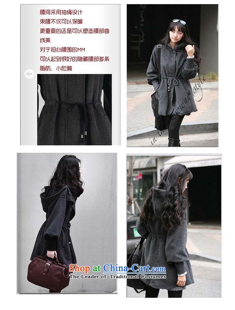 The Fik Owen autumn and winter new extra female Korean version of Fat MM to xl gross? coats, Sau San graphics plus thin cotton waffle windbreaker female jacket charcoal gray cotton Plus Edition 4XL Photo, prices, brand platters! The elections are supplied in the national character of distribution, so action, buy now enjoy more preferential! As soon as possible.