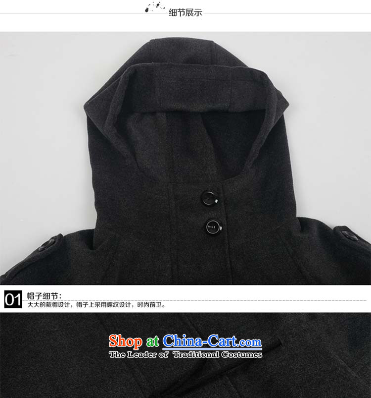 The Fik Owen autumn and winter new extra female Korean version of Fat MM to xl gross? coats, Sau San graphics plus thin cotton waffle windbreaker female jacket charcoal gray cotton Plus Edition 4XL Photo, prices, brand platters! The elections are supplied in the national character of distribution, so action, buy now enjoy more preferential! As soon as possible.