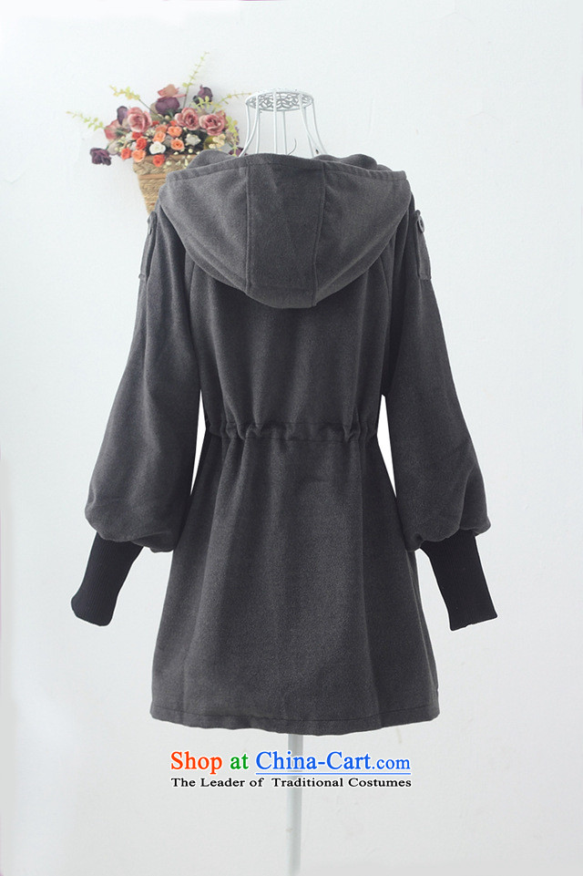 The Fik Owen autumn and winter new extra female Korean version of Fat MM to xl gross? coats, Sau San graphics plus thin cotton waffle windbreaker female jacket charcoal gray cotton Plus Edition 4XL Photo, prices, brand platters! The elections are supplied in the national character of distribution, so action, buy now enjoy more preferential! As soon as possible.