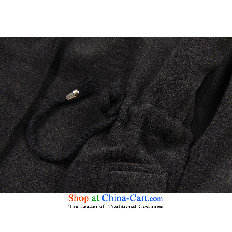 The Fik Owen autumn and winter new extra female Korean version of Fat MM to xl gross? coats, Sau San graphics plus thin cotton waffle windbreaker female jacket charcoal gray cotton Plus Edition 4XL, fik fergerowen Owen () , , , shopping on the Internet