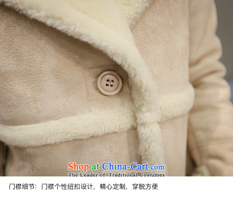 Indemnity riels 2015 autumn and winter new gross girls jacket? Long Korean Sau San? coats lamb skin powder coat Maomao? M recommendation 110 was left) Picture, prices, brand platters! The elections are supplied in the national character of distribution, so action, buy now enjoy more preferential! As soon as possible.