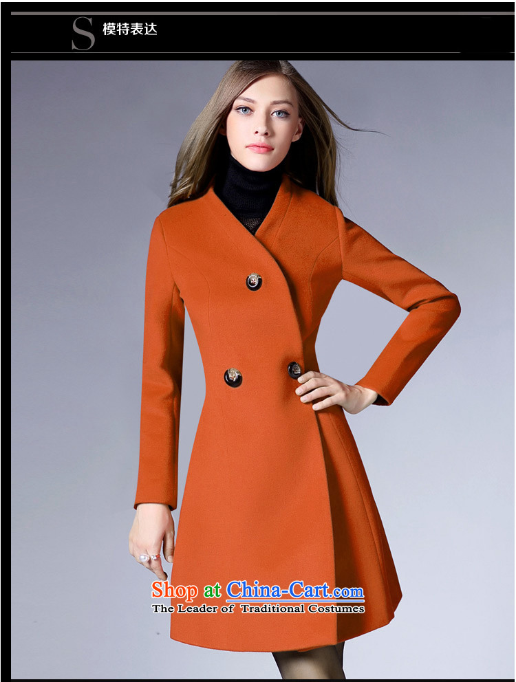 The new Europe and the V-Neck 1450#2015 long-sleeved autumn and winter coats RED M Gross? Picture, prices, brand platters! The elections are supplied in the national character of distribution, so action, buy now enjoy more preferential! As soon as possible.