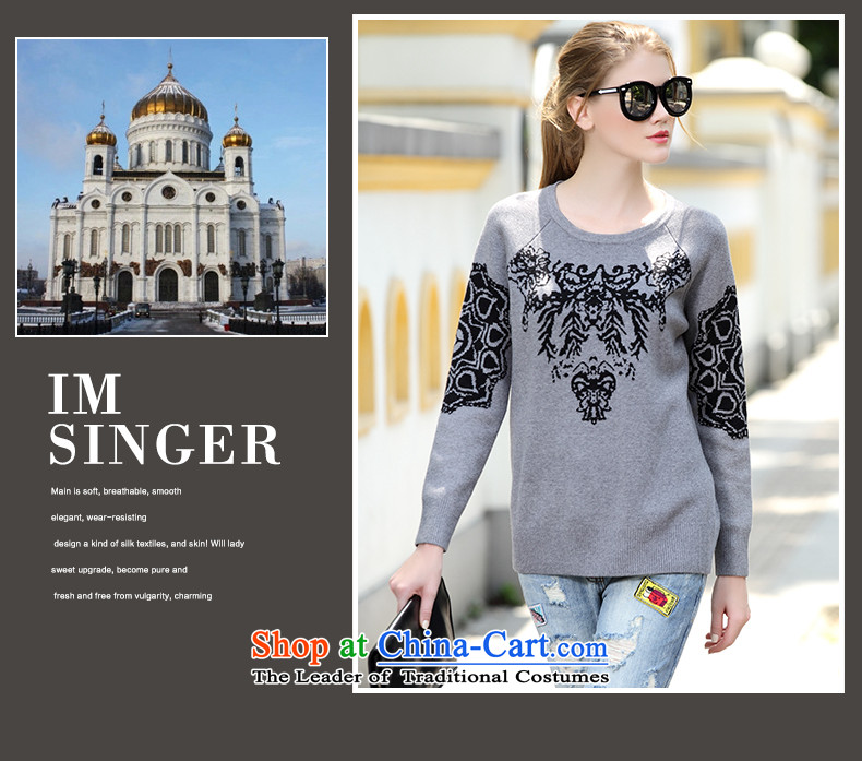Five Rams City larger women fall/winter collections to increase the burden of thick mm sweater 200 new expertise in women's video thin, Knitted Shirt loose wild sweater 231 light gray 3XL recommendations about cost between HKD150-170 picture, prices, brand platters! The elections are supplied in the national character of distribution, so action, buy now enjoy more preferential! As soon as possible.