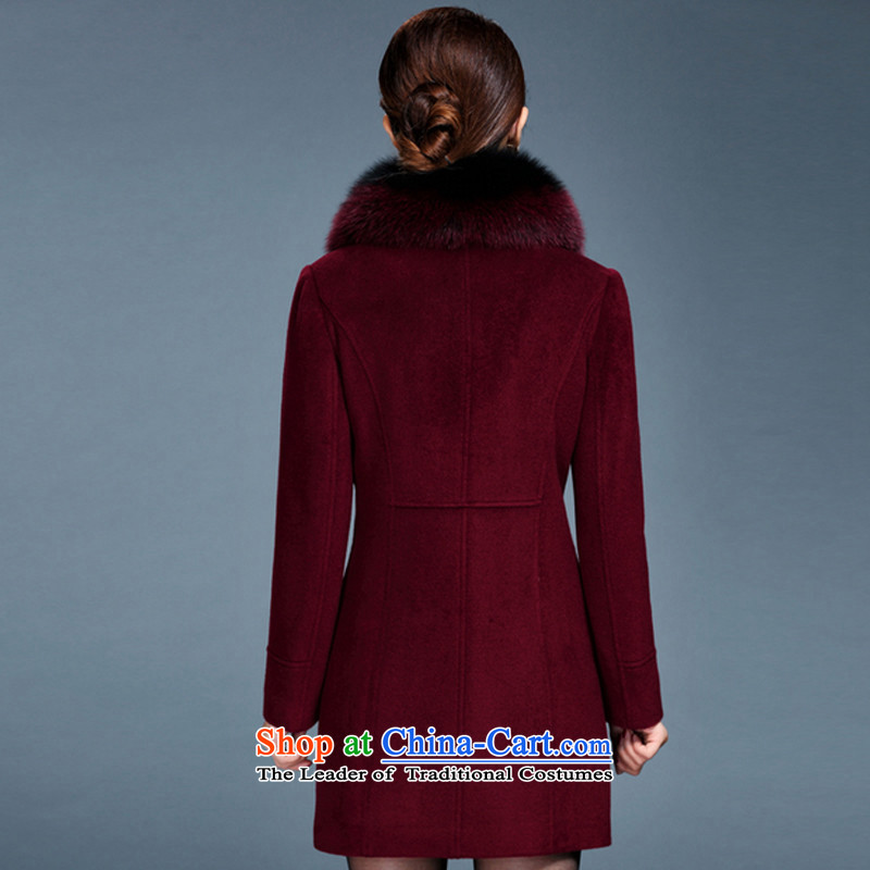 Mineau Xuan 2015 autumn and winter New Gross Gross washable wool coat K562? BOURDEAUX XXL, Domino Xuan (MNOXUN) , , , shopping on the Internet