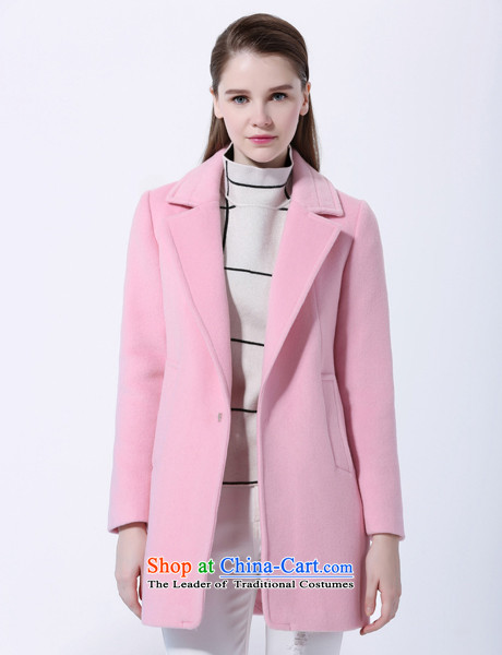 Chaplain who 2015 winter clothing new women's stylish Sweet minimalist temperament lapel in long coats)? 155/80A/S pink jacket picture, prices, brand platters! The elections are supplied in the national character of distribution, so action, buy now enjoy more preferential! As soon as possible.